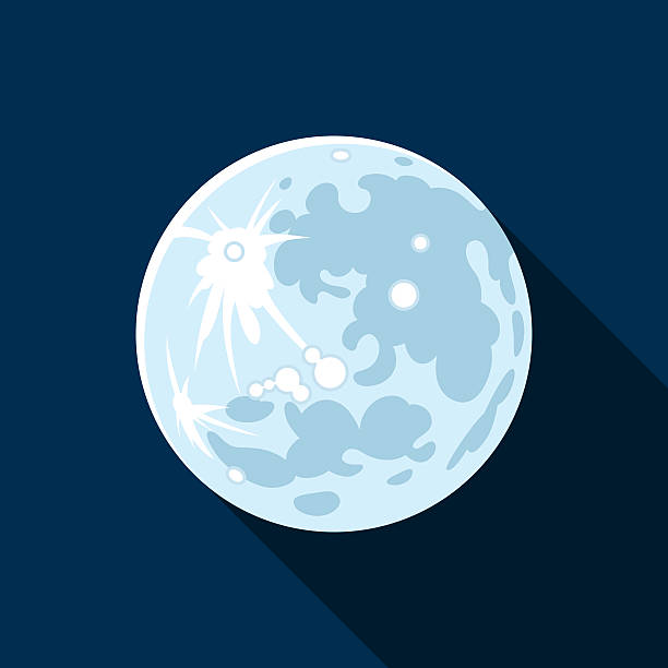Full Moon Vector illustration of full moon. moon clipart stock illustrations