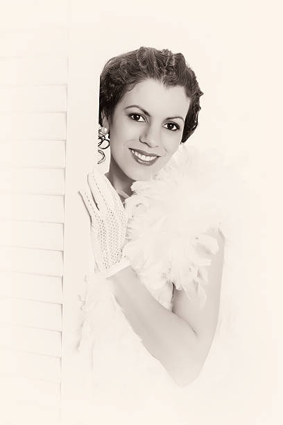 istock High key portrait 1920s woman 502040507