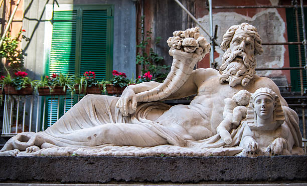 istock Statue of the Nile God in Naples 502040672