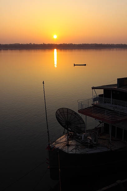 istock Tourism boat in morning 502040771