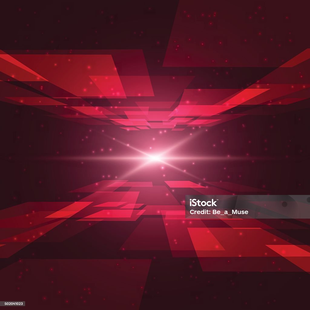 Red Stylized Space Pattern Space Stock Illustration - Download Image Now - Abstract, Astronomy ...