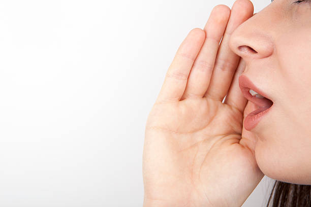istock woman saying somthing 502046038
