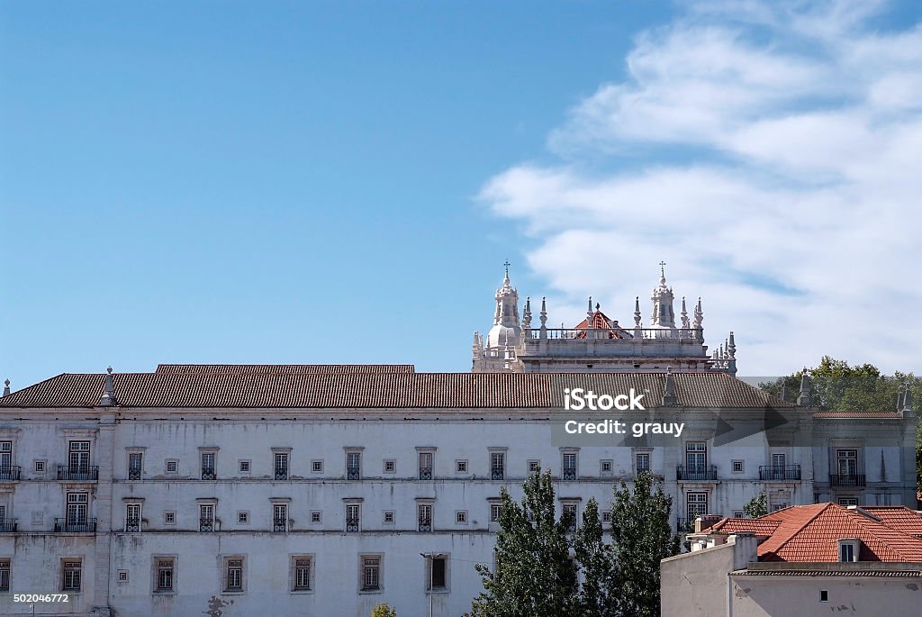 Lisbon - the Monastery of São Vicente de Fora.. the Monastery of São Vicente de Fora. Capital Cities Stock Photo