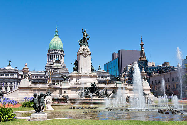 congress of the nation argentina - buenos aires stockfoto's en -beelden