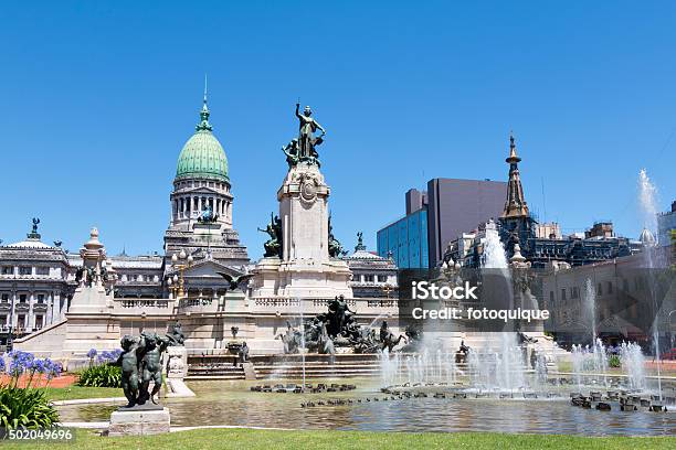 Congress Of The Nation Argentina Stock Photo - Download Image Now - Buenos Aires, Argentina, Rio De La Plata