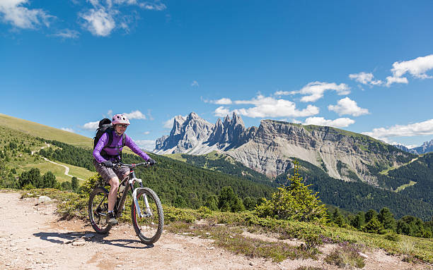 istock Dolomite Summer Mountainbiking, Italy 502051060