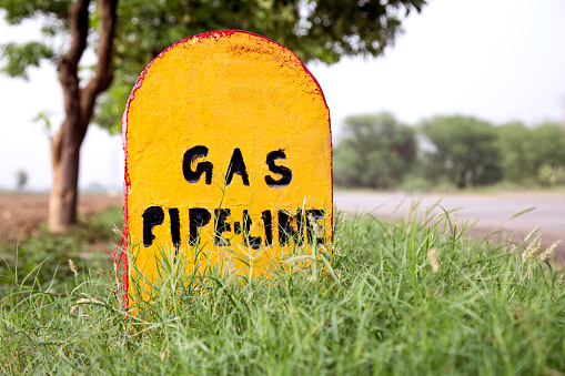 Gas Pipeline Stone (Inscription)