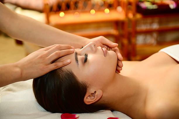 istock Beautiful woman getting spa treatment 502055261