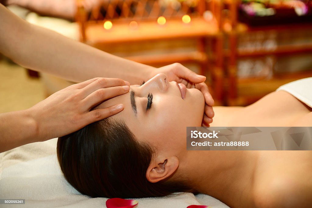 Beautiful woman getting spa treatment Adult Stock Photo