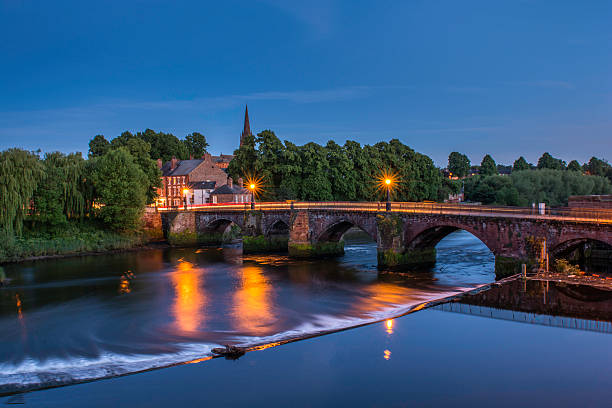 istock Dee Bridge in Chester at Dusk 502057425