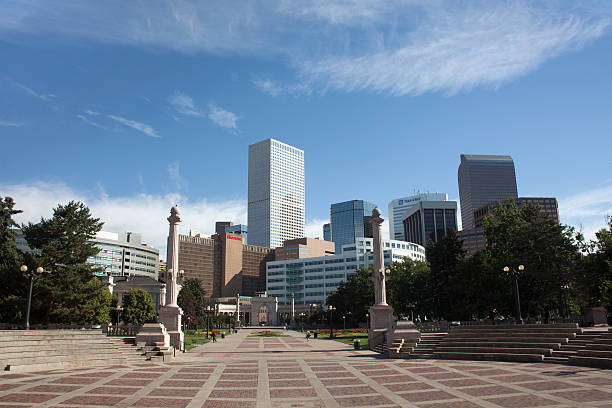 istock Downtown Denver skyline from Civic Center Park 502058037