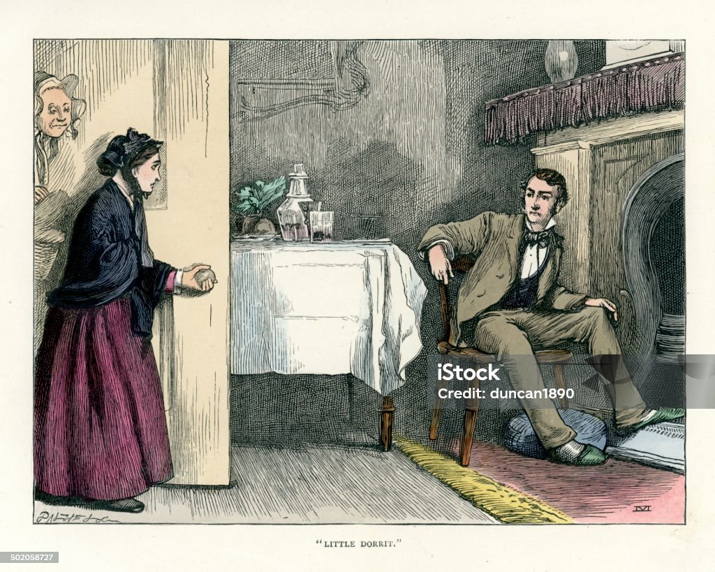 Little Dorrit - Lizenzfrei Charles Dickens Stock-Illustration