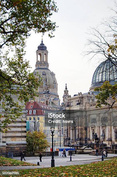 Dresden Frauenkirche Stock Photo - Download Image Now - Architectural Dome, Architecture, Building Exterior