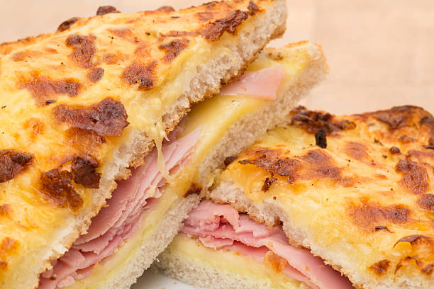 istock Toasted cheese and ham sandwich - panini 502061557