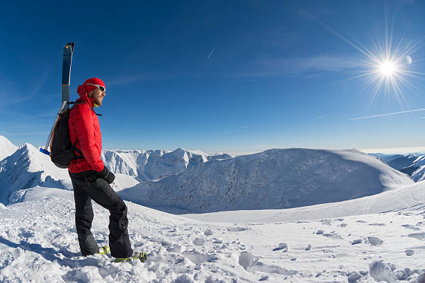 istock skier on top of the mountain 502068676