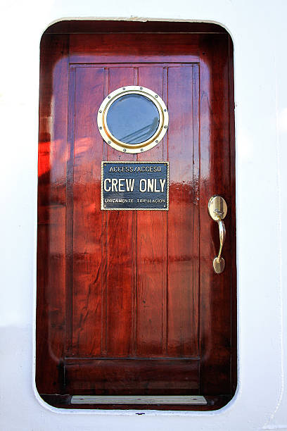 istock Cabin door performed by mahogany 502074092