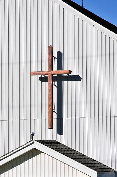 istock Cross on Church 502074344