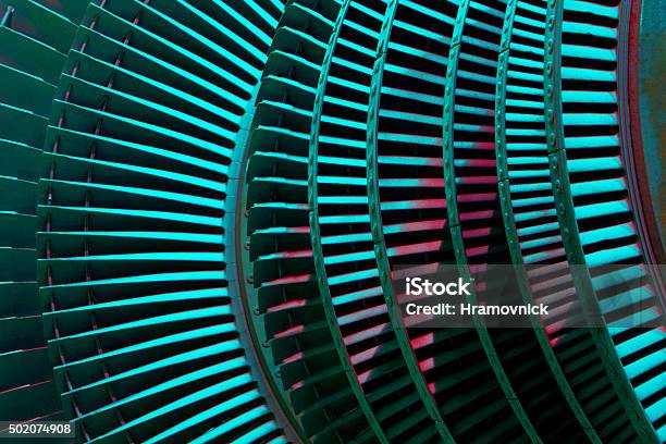 Power Generator Steam Turbine During Repair Machinery Stock Photo - Download Image Now