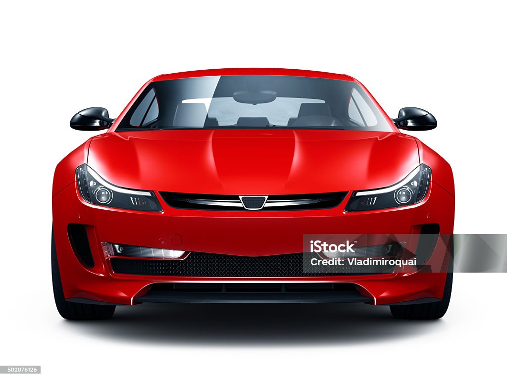 Generic red sports car - 免版稅汽車圖庫照片