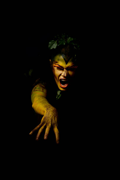 istock Out of the dark (Bodypaint) 502078380