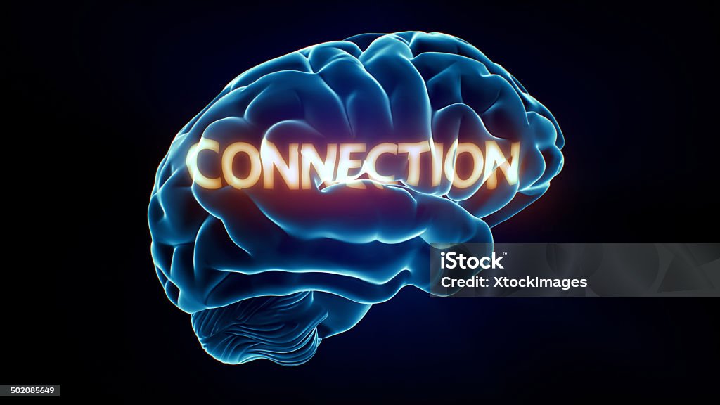 Radiografie cervello connessione - Foto stock royalty-free di Anatomia umana