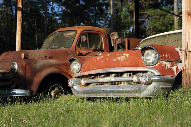 istock Bel Air and Pickup Truck 502087259