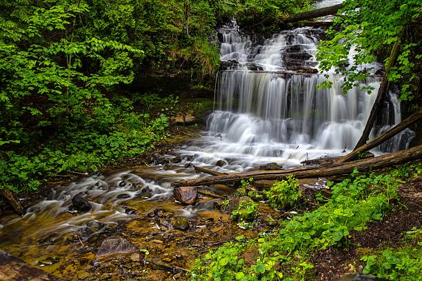 istock Wagner Falls Scenic Site In Munising Michigan 502088627