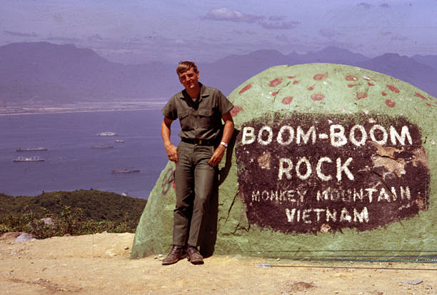 boomboom rock Boom-Boom Rock on Monkey Mountain, Vietnam 1968. vietnam photos stock pictures, royalty-free photos & images