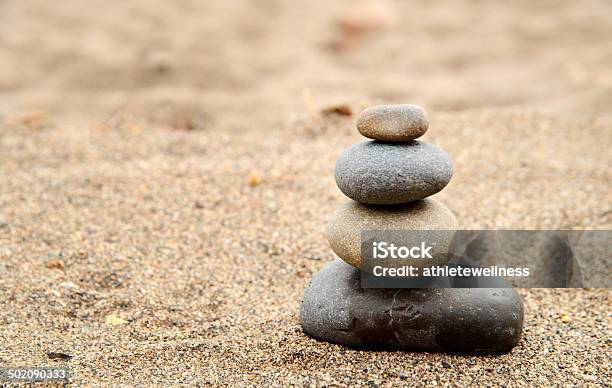 Balance Zen Rocks On The Ocean Stock Photo - Download Image Now - Mindfulness, Zen-like, Aromatherapy Oil