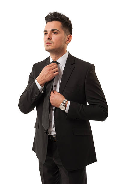 istock Elegant businessman preparing for meeting 502090525