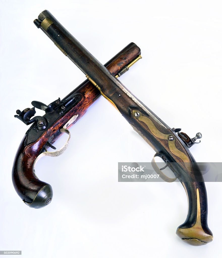 Súng Ngắn Flintlock Cổ Của Anh Và Pháp Hình ảnh Sẵn có - Tải xuống ...