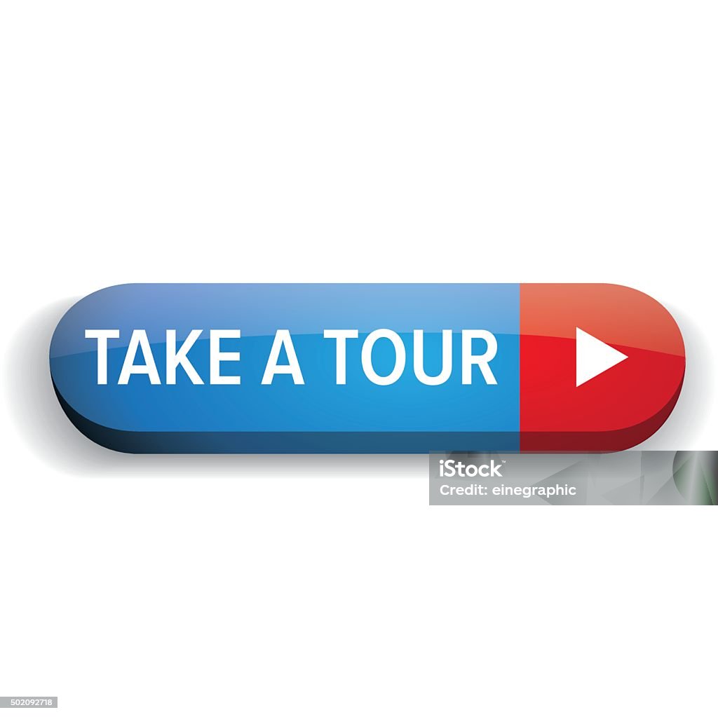 Tour Button Take A Tour Button Vector Stock Illustration - Download Image Now ...