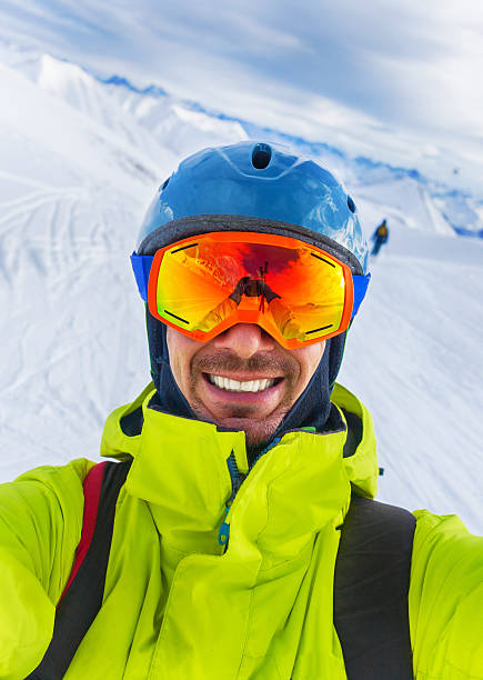 istock Skier man in winter mountains 502093534