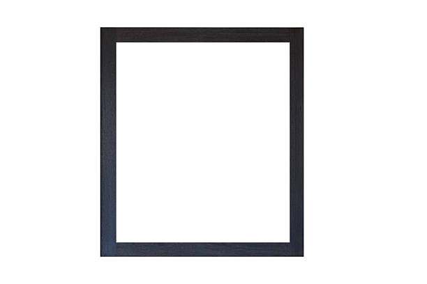 istock Empty vintage wood photo frame isolated on white background 502099722