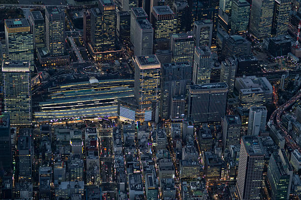 istock Urban scenery taken from the air 502100486