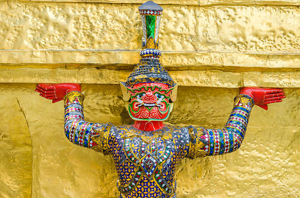 istock Giant statue in Wat Phra Kaew. 502103776
