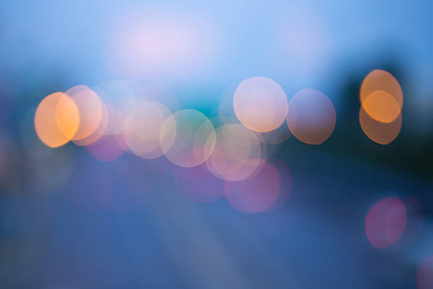istock Abstract Circular Bokeh Background of Street 502105732
