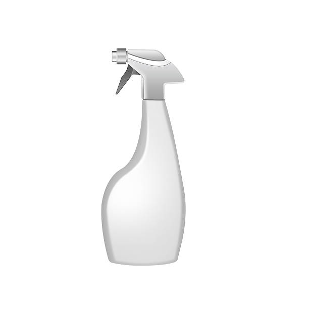 istock Spray pistol cleaner plastic bottle , isolated on white background 502112431