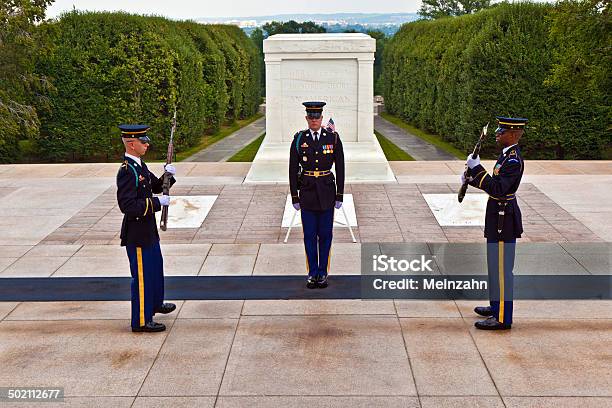 Changing The Guard At Arlington National Cemetery In Washington Stock Photo - Download Image Now