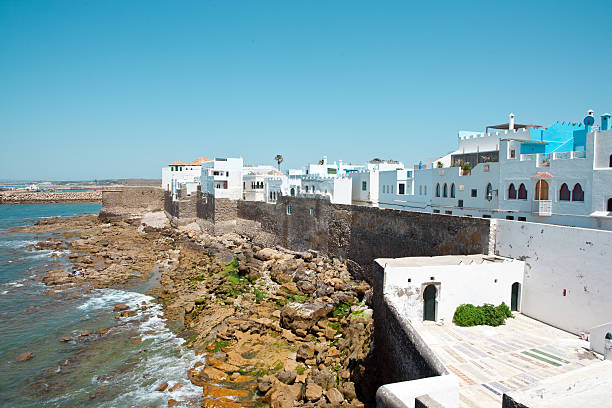 Old Medina of Asilah - northern Morocco stock photo