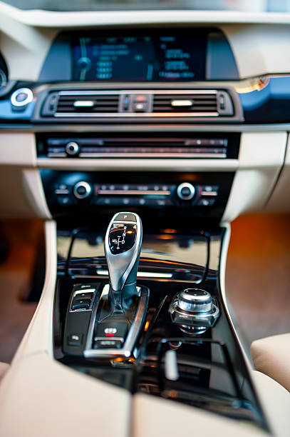 istock automatic gear shifter in a new, modern car 502114507