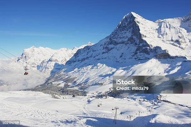 Kleine Scheidegg Svizzera - Fotografie stock e altre immagini di Grindelwald - Grindelwald, Jungfraujoch, Monte Eiger
