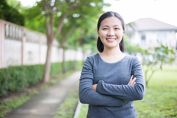 istock Woman with Relax Time at Park 502116904