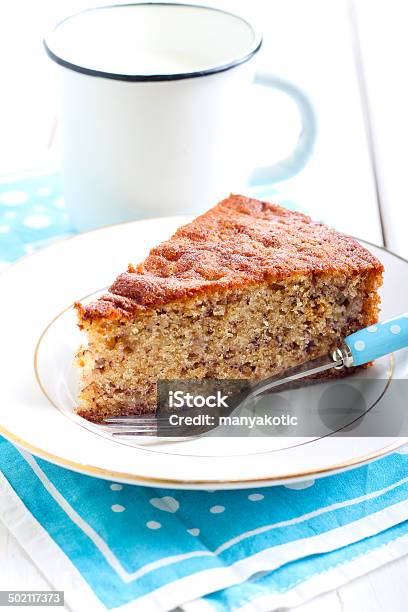 Slice Of Banana Cake Stock Photo - Download Image Now - Appetizer, Baked, Banana