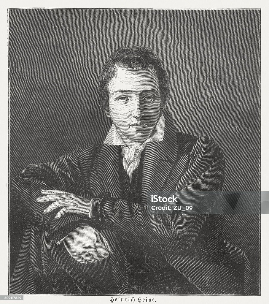 Heine - Lizenzfrei Heinrich Heine - Writer Stock-Illustration