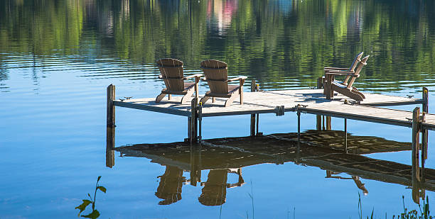 istock Adirondack wooden chairs 502118207