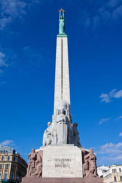 istock The Freedom Monument in Riga 502118807