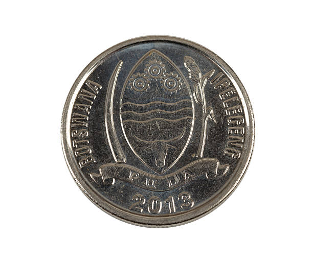 istock Detail of Botswana Pula thebe coin 502118924