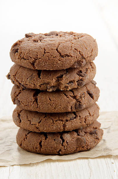 istock chocolate biscuit on brown paper 502119149
