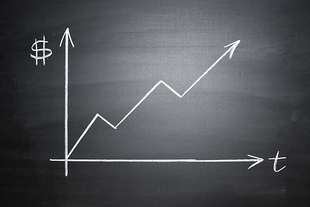 o crescimento - stock market stock ticker board stock market data finance - fotografias e filmes do acervo